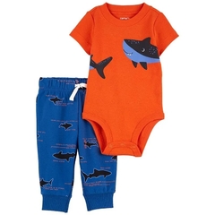 CARTER's Set 2 Piezas Body MC y Pantalón "Tiburón"