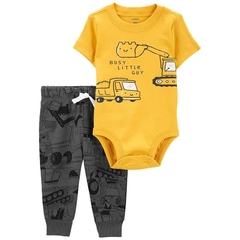 CARTER's Set 2 Piezas Body MC y Pantalón "Construcción"