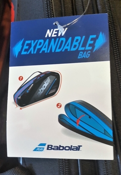 Raquetero Babolat Team Line Expandible 4-10 (rojo) - comprar online