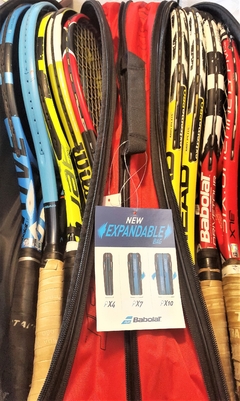 Raquetero Babolat Team Line Expandible 4-10 (negro) - comprar online