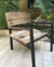 SILLA / SILLON INDIVIDUAL HIERRO Y MADERA
