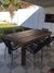 Mesa de madera recuperada cedro y pinotea