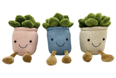 SURT. PELUCHE/ PLANTITA SUCULENTA