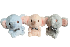 SURT. PELUCHE/ ELEFANTE CON MOÑO