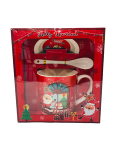 TAZA NAVIDAD VENTANA RJ-367 en internet