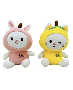 SURT. PELUCHE/ CONEJO- GATO DISFRAZ