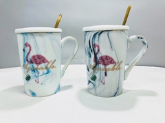 SURT. TAZA/ MARMOL FLAMINGO