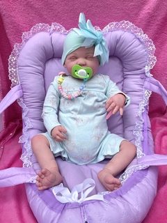 BEBÉ REAL 3 MESES: LULÚ PIJAMITA AZUL en internet