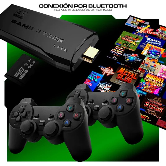 Comprá Consola Keen Game Stick Lite 4K Ultra HD con 2 Controles - Negro -  Envios a todo el Paraguay