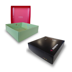 Caixas de Papel kraft 300 gramas 1 ou 2 cores de impressão - loja online