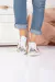 Zapatillas 164 Print Plata - comprar online