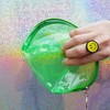 Bolsa de Mão - Transparente Verde Fluor - Labjur