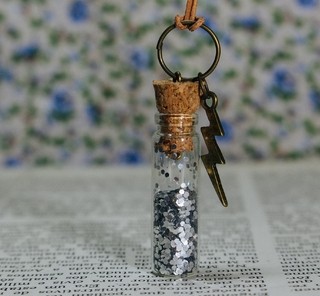 Bottle - Glitter Prata