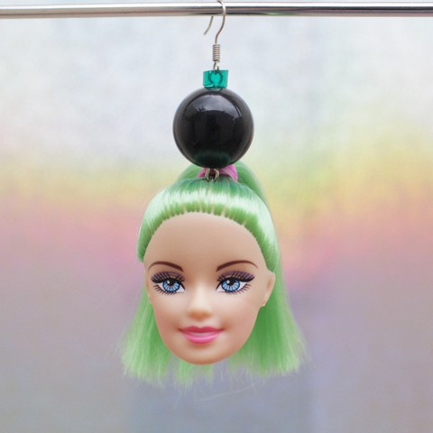 Brinco - Doll ( Cabelo Verde II ) - comprar online