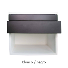 Mesa de Luz flotante con DESAYUNADOR, cajón y estante. - comprar online