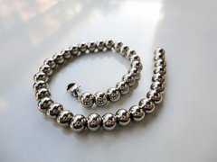 Pulsera Pelotitas uniforme- Acero.