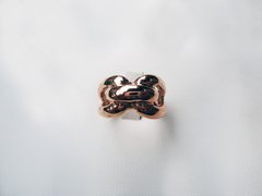 Anillo candado rosé - Acero