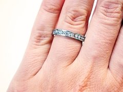 Anillo sinfin plateado- Acero - comprar online