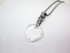 Dije medalla Twist Cristal -Color cristal transparente - comprar online