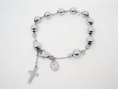 Pulsera María plateada - Acero
