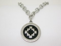 Collar Cruz pampa - dije + cadena- Acero