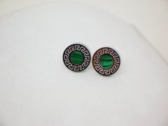 Aros Morelia verdes- acero