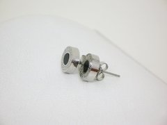 Aros Morelia negros- acero - comprar online