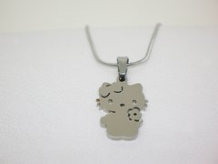 Dije Hello Kitty + cadena- Acero - comprar online
