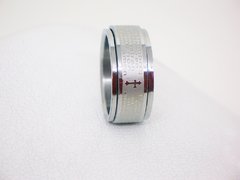 Anillo Padre Nuestro-- Acero