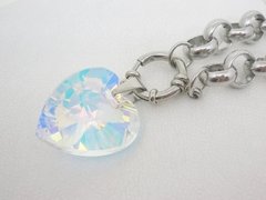 Super Heart + cadena- Cristal boreal