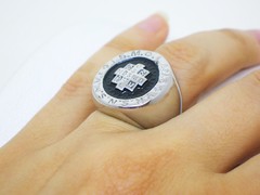 Anillo San Benito- Acero - Leona