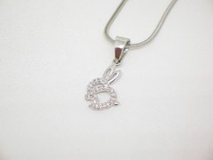 Dije loving rabbit - Plata - comprar online