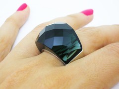 Anillo Nirvana Smoked--Acero