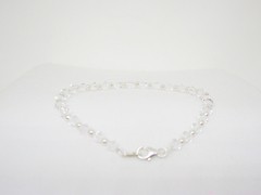 Pulsera Cristal Swarovski y plata- blanca cristal - comprar online