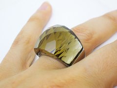 Anillo Nirvana Brandy Claro- Acero
