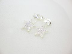 Aros abanico White Sky - Plata