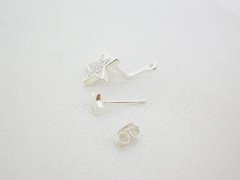 Aros abanico White Sky - Plata en internet