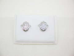 Aros Manito Hamsa - Plata - comprar online