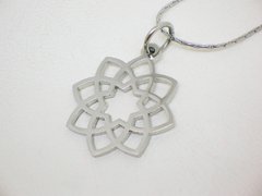 Dije Mandala + cadena -- Acero - comprar online