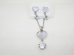 Conjunto Cuore - Acero y nácar - comprar online
