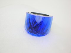 Anillo Nirvana Blue Jeans- acero - Leona