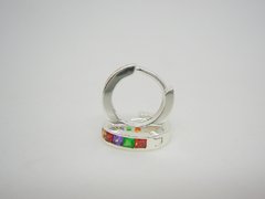 Aros Prisma- Plata - comprar online