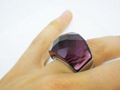 Anillo Nirvana Uva- acero