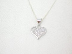 Dije Tender Heart + cadena- Plata