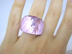 Anillo Nirvana Rosa Cristal- Acero - comprar online