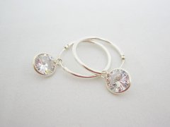 Aros Marsella - plata - comprar online