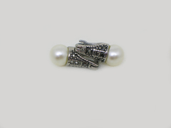 Aros Lady Di Perlas- Acero - comprar online