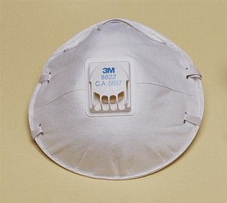 Respirador 3M 9332 P3 Alta Eficiencia para Polvos Humos y Neblinas con  Válvula