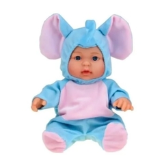 Muñeca Baby Friend Viny Doll Panda y Conejito