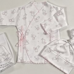 2 a 3 Kg. Set Conejo Rosa.